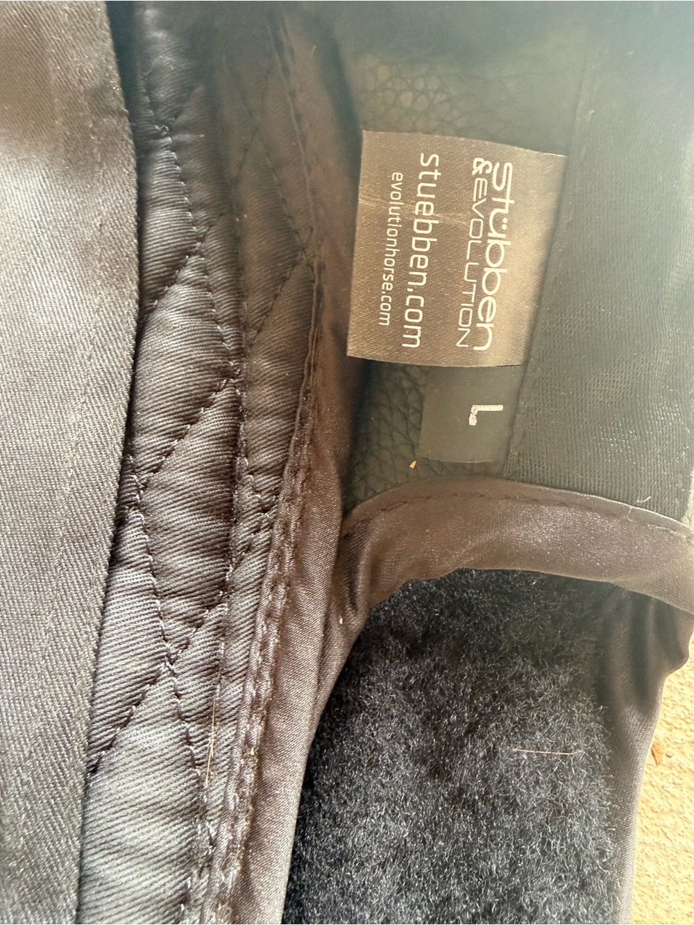 Stubben Streamline Adjuster Lambswool Jumping Half Pad - Large - Picture 5 of 6